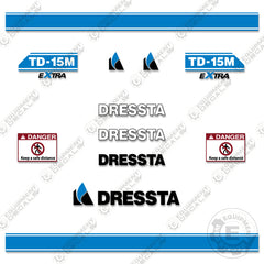 Fits Dressta TD-15M Extra Decal Kit Dozer