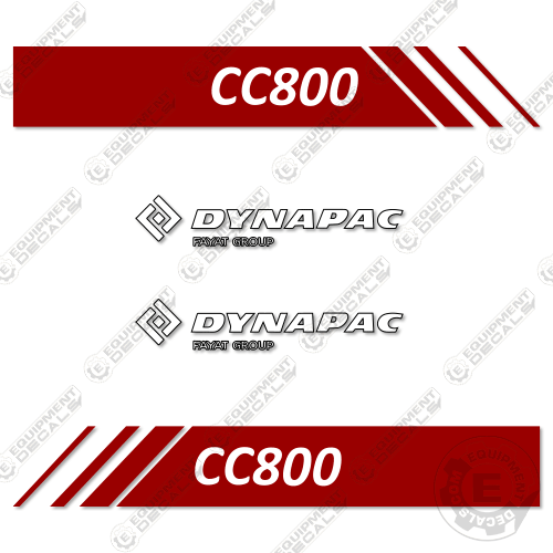 Fits Dynapac CC800 Decal Kit Roller