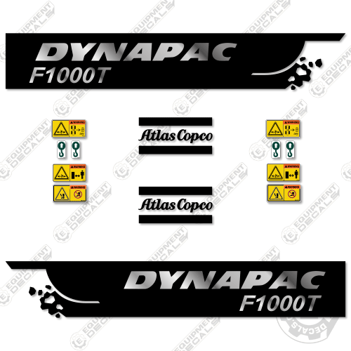 Fits Dynapac F1000T Decal Kit Paver