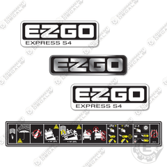 Fits EZGO Express S4 Decal Kit Golfcart