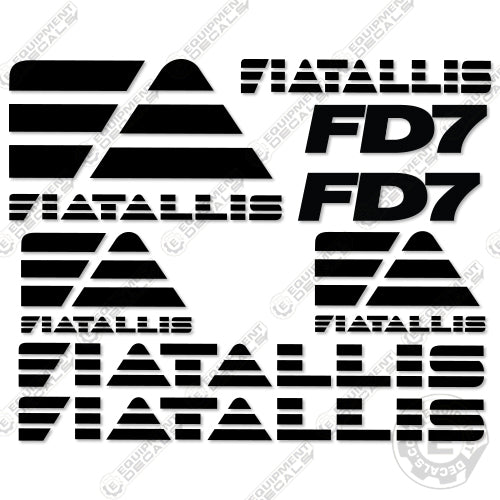 Fits Fiat Allis FD7 Dozer Equipment Decals