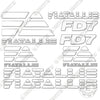 Image of Fits Fiat Allis FD7 Dozer Equipment Decals
