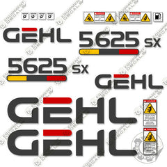 Fits GEHL 5625SX Decal Kit Skid Steer