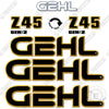 Image of Fits GEHL Z45 GEN:2 Decal Kit Compact Excavator