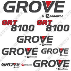 Fits GROVE GRT8100 CRANE DECAL KIT