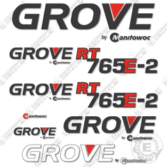 Fits GROVE RT765E-2 CRANE DECAL KIT