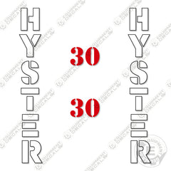 Fits Hyster 30 Decal Kit Forklift