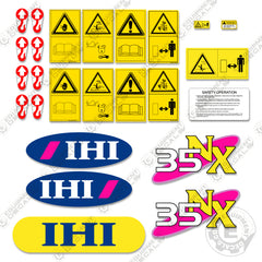 Fits IHI 35NX Decal Kit Mini Excavator