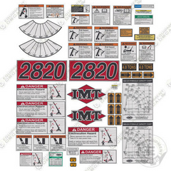 Fits IMT 2820 Decal Kit - Full Safety Set