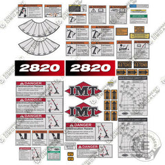 Fits IMT 2820 Decal Kit - Full Safety Set