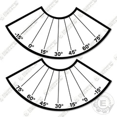 Fits IMT Angle Decal Kit - Crane Truck