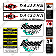 Fits IMT DA435HA Decal Kit Air Compressor