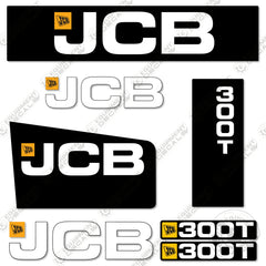 Fits JCB 300T Decal Kit Skid Steer