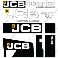 Fits JCB 320T Decal Kit Skid Steer (2015)