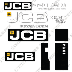 Fits JCB 320T Decal Kit Skid Steer (2017)