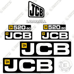 Fits JCB 520-50 Decal Kit Telehandler - Style 2