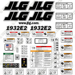 Fits JLG 1932E2 Decal Kit Scissor Lift