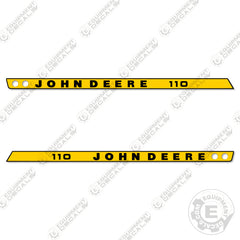 Fits John Deere 110 Riding Mower Decal Kit