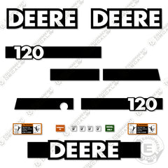 Fits John Deere 120 Decal Kit Mini Excavator