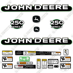 Fits John Deere 250 Series 2 Skid Steer Decal Kit