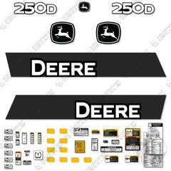 Fits John Deere 250D Articulated Dump Truck Decal Kit