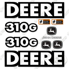 Fits John Deere 310G Backhoe Decal Kit