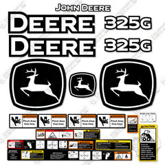 Fits John Deere 325G Decal Kit Skid Steer - 2020+