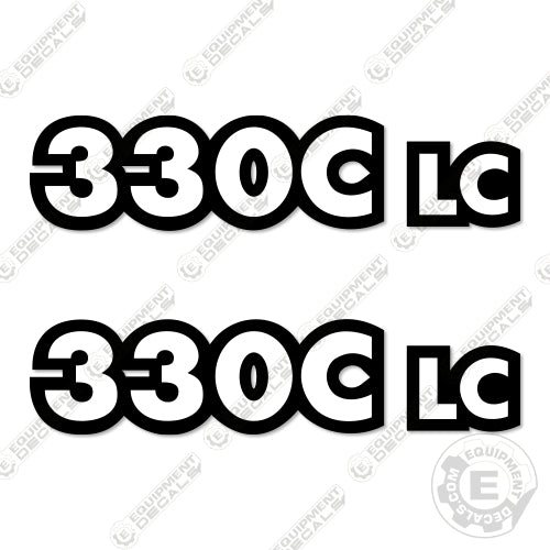 Fits John Deere 330C LC Side Number Decal Kit Excavator