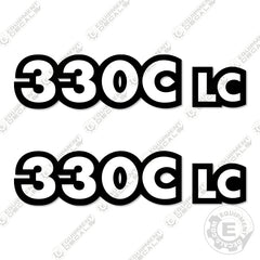 Fits John Deere 330C LC Side Number Decal Kit Excavator