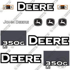 Fits John Deere 350 G LC Excavator Decal Kit