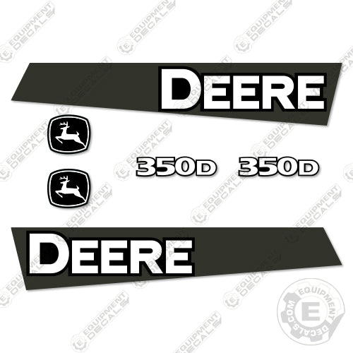Fits John Deere 350D Decal Kit Articulated Dump Truck