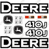 Image of Fits Deere 410J Decal Kit Backhoe