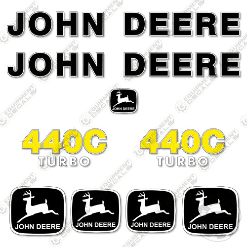 Fits John Deere 440C Decal Kit Skidder