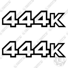 Fits John Deere 444K Wheel Loader Number Decals (Set of 2)