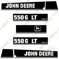 Fits John Deere 550G LT Series 4 Decal Kit Crawler Tractor Dozer