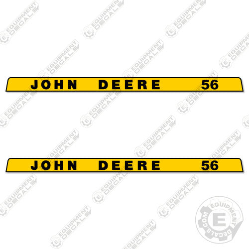Fits John Deere 56 Riding Mower Decal Kit