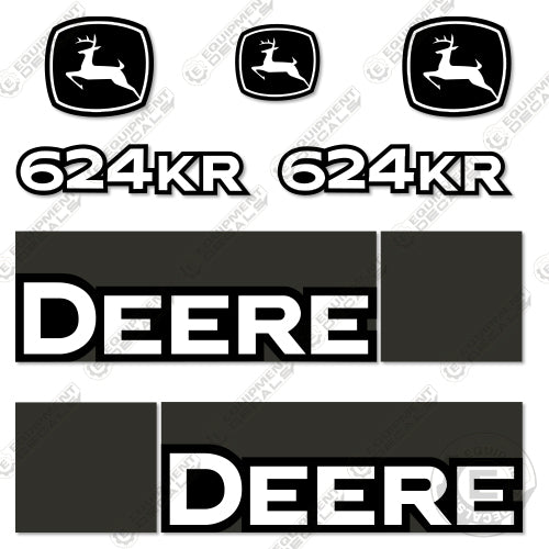 Fits John Deere 624KR Decal Kit Wheel Loader