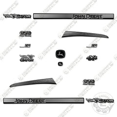 Fits John Deere Gator 625i Decal Kit Utility Vehicle (Silver)