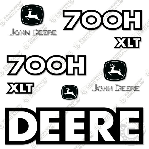 Fits John Deere 700H XLT Decal Kit Dozer