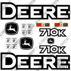 Fits John Deere 710K Decal Kit Backhoe