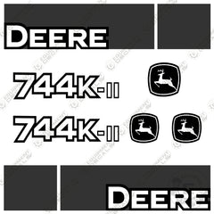 Fits John Deere 744K-II Wheel Loader Decal Kit
