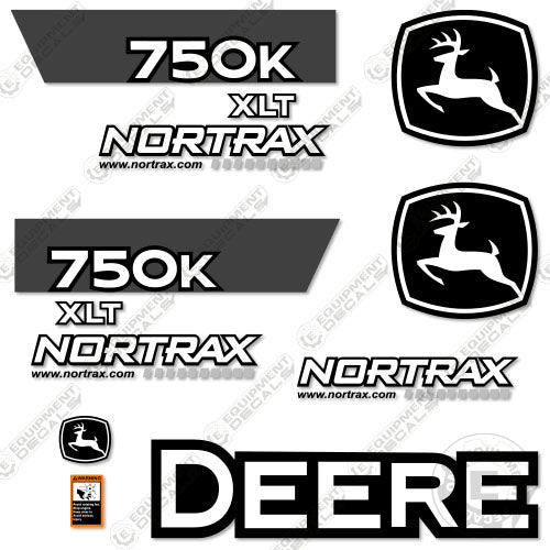 Fits John Deere 750K XLT Decal Kit Dozer Crawler