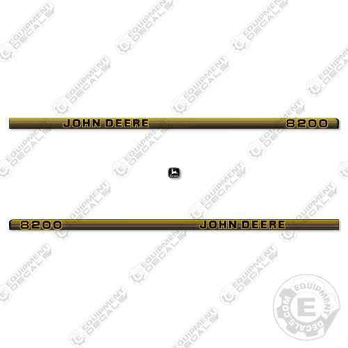Fits John Deere 8200 Tractor Decal Kit