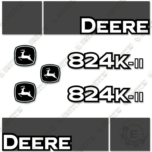 Fits John Deere 824K-2 Decal Kit Wheel Loader