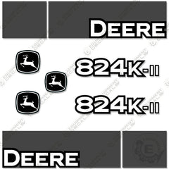 Fits John Deere 824K-2 Decal Kit Wheel Loader