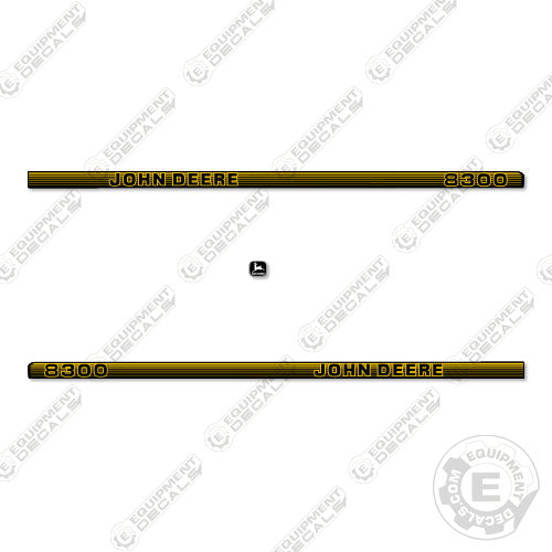 Fits John Deere 8300 Tractor Decal Kit