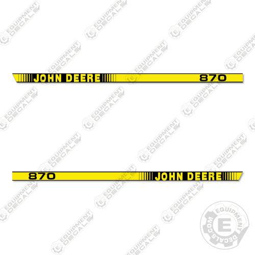Fits John Deere 870 Decal Kit Tractor