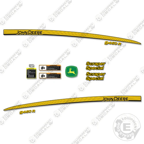 Fits John Deere 9460 R Tractor Decal Kit