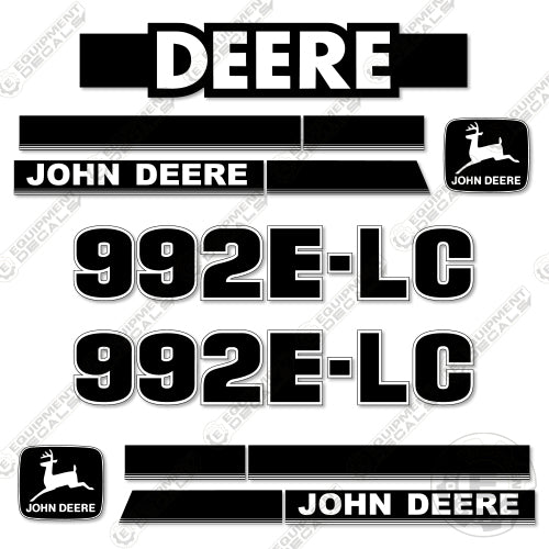 Fits John Deere 992E-LC Decal Kit Excavator