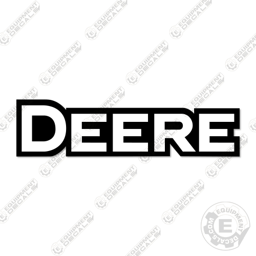Fits John Deere Counterweight Decal - 47" x 12"